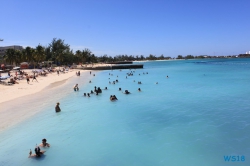 Nassau 18.10.06 - Big Apple, weißer Strand am türkisen Meer, riesiger Sumpf AIDAluna