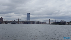 Brooklyn Bridge New York 18.10.13 - Big Apple, weißer Strand am türkisen Meer, riesiger Sumpf AIDAluna