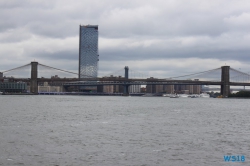 Brooklyn Bridge New York 18.10.13 - Big Apple, weißer Strand am türkisen Meer, riesiger Sumpf AIDAluna