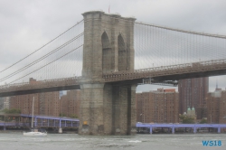 Brooklyn Bridge New York 18.10.13 - Big Apple, weißer Strand am türkisen Meer, riesiger Sumpf AIDAluna