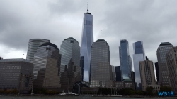 New York 18.10.13 - Big Apple, weißer Strand am türkisen Meer, riesiger Sumpf AIDAluna