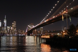 Brooklyn Bridge New York 18.09.30 - Big Apple, weißer Strand am türkisen Meer, riesiger Sumpf AIDAluna