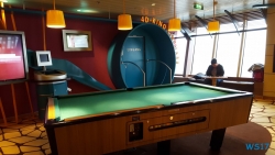 Billard Nordsee 17.04.20 - Unsere Jubiläumsfahrt von Gran Canaria nach Hamburg AIDAsol Westeuropa