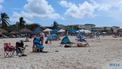 Eagle Beach Oranjestad 24.11.23 Zu Fuß mit Taxi Fähre Boot Bus zu karibischen Stränden AIDAperla 016