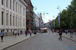 Karl Johans gate Oslo 17.06.24 - Kurztour von Kiel nach Oslo AIDAbella