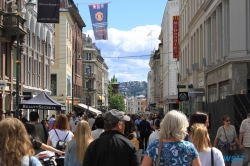 Karl Johans gate Oslo 17.06.24 - Kurztour von Kiel nach Oslo AIDAbella