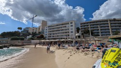 Platja de Cala Major Palma de Mallorca 24.09.14 Geburtstage und Krimis virtuell und live im Mittelmeer AIDAcosma 005