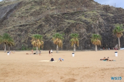 Playa de las Teresitas Santa Cruz de Tenerife Teneriffa 15.10.30 - Zwei Runden um die Kanarischen Inseln AIDAsol Kanaren