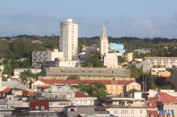 Pointe-à-Pitre Guadeloupe 19.04.14 - Strände der Karibik über den Atlantik AIDAperla