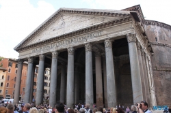 Pantheon Rom 13.10.12 - Tunesien Sizilien Italien Korsika Spanien AIDAblu Mittelmeer