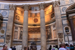 Pantheon Rom 13.10.12 - Tunesien Sizilien Italien Korsika Spanien AIDAblu Mittelmeer