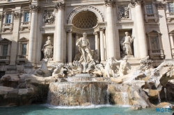 Trevi-Brunnen Rom 13.10.12 - Tunesien Sizilien Italien Korsika Spanien AIDAblu Mittelmeer