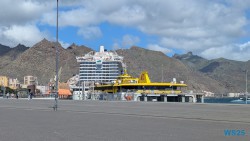 Santa Cruz De Tenerife 25.02.12 Nach 10 Jahren wieder Kanaren um dem Winter zu entfliehen AIDAcosma 011