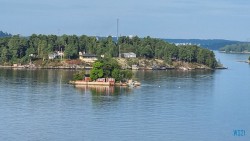 Schärengarten Stockholm 21.08.11 - Die erste Ostsee-Fahrt nach Corona-Pause AIDAprima