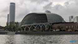 Esplanade Theatres on the Bay Singapur 25.05.05 Begeistert zum ersten Mal in Südostasien AIDAstella 049