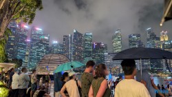 Marina Bay Sands Singapur 25.05.05 Begeistert zum ersten Mal in Südostasien AIDAstella 053