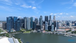 Marina Bay Sands Singapur 25.05.06 Begeistert zum ersten Mal in Südostasien AIDAstella 051