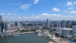 Marina Bay Sands Singapur 25.05.06 Begeistert zum ersten Mal in Südostasien AIDAstella 053