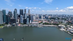 Marina Bay Sands Singapur 25.05.06 Begeistert zum ersten Mal in Südostasien AIDAstella 054