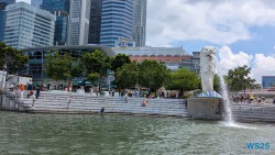 Merlion Singapur 25.05.06 Begeistert zum ersten Mal in Südostasien AIDAstella 075