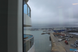 Blick aus Aussenfahrstuhl Southampton 16.07.04 - Das neue Schiff entdecken auf der Metropolenroute AIDAprima