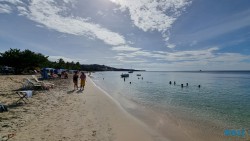 Grand Anse Strand St. Georges 22.11.02 Wundervolle Straende tuerkises Meer und Regenzeit in der Karibik AIDAperla 036