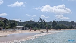 Grand Anse Beach St. George's 25.12.10 Baden und Schnorcheln im kristallklaren Meer AIDAperla 009