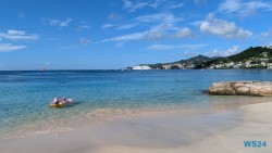 Grand Anse Beach St. George's 24.11.27 Zu Fuß mit Taxi Fähre Boot Bus zu karibischen Stränden AIDAperla 007