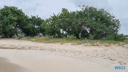 Fort James Beach St. Johns 22.11.08 Wundervolle Straende tuerkises Meer und Regenzeit in der Karibik AIDAperla 011