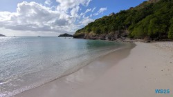 Deep Bay Beach St. John's 25.12.16 Baden und Schnorcheln im kristallklaren Meer AIDAperla 008