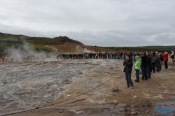 Geysir Strokkur Reykjavik 12.08.27 - Norwegen Island Schottland AIDAmar Nordeuropa