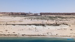 New Ismailia Suezkanal 23.04.26 Von Arabien durch den Suezkanal zu Mittelmeerinseln AIDAcosma 062