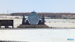 New Ismailia Suezkanal 23.04.26 Von Arabien durch den Suezkanal zu Mittelmeerinseln AIDAcosma 066