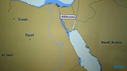 Suezkanal 23.04.26 Von Arabien durch den Suezkanal zu Mittelmeerinseln AIDAcosma 001