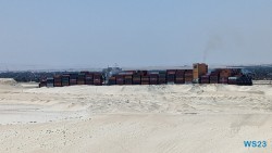Suezkanal 23.04.26 Von Arabien durch den Suezkanal zu Mittelmeerinseln AIDAcosma 052