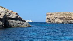 Blue Lagoon Comino Valletta 23.07.15 Neue Abenteuer auf eigene Faust im Mittelmeer AIDAstella 015