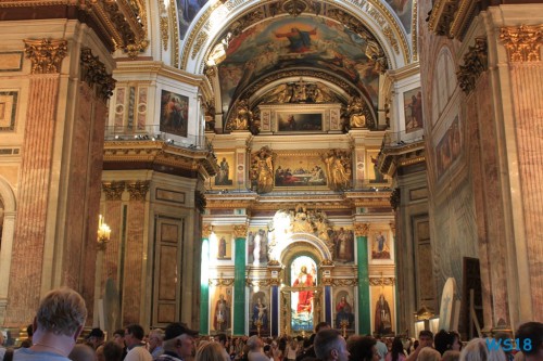 Isaakskathedrale St. Petersburg 18.07.30 - Eindrucksvolle Städtetour durch die Ostsee AIDAdiva