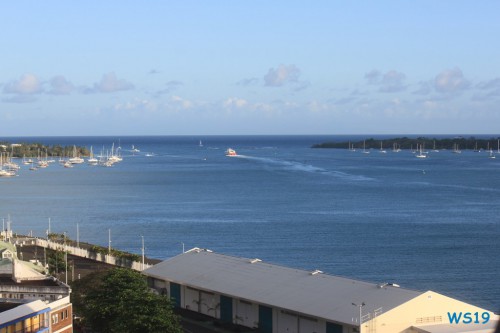 Pointe-à-Pitre Guadeloupe 19.04.14 - Strände der Karibik über den Atlantik AIDAperla