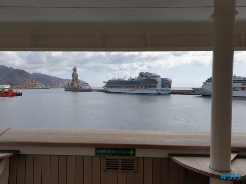 Santa Cruz de Tenerife 19.04.21 - Strände der Karibik über den Atlantik AIDAperla