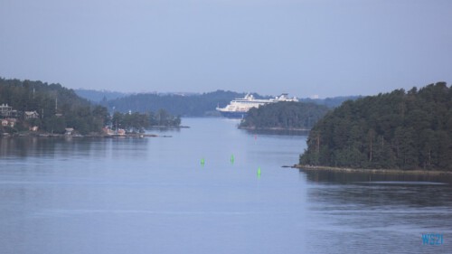 Schärengarten Stockholm 21.08.11 - Die erste Ostsee-Fahrt nach Corona-Pause AIDAprima