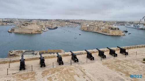 Saluting Battery Valletta 22.04.06 – Tolle neue Ziele im Mittelmeer während Corona AIDAblu 073 Saluting Battery Valletta 22.04.06 - Tolle neue Ziele im Mittelmeer während Corona AIDAblu