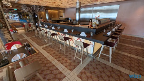 23.04.21 Deck 6 Sushi House Von Arabien durch den Suezkanal zu Mittelmeerinseln AIDAcosma 029 23.04.21 Deck 6 Sushi House Von Arabien durch den Suezkanal zu Mittelmeerinseln AIDAcosma 029