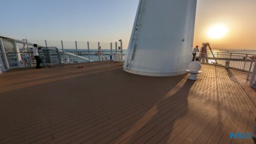 23.05.01 Deck 19 Ocean View Von Arabien durch den Suezkanal zu Mittelmeerinseln AIDAcosma 003