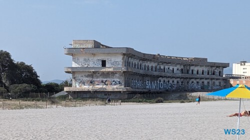 Altes Hospital Spiaggia del Poetto Cagliari 23.07.17 Neue Abenteuer auf eigene Faust im Mittelmeer AIDAstella 022 Altes Hospital Spiaggia del Poetto Cagliari 23.07.17 Neue Abenteuer auf eigene Faust im Mittelmeer AIDAstella 022