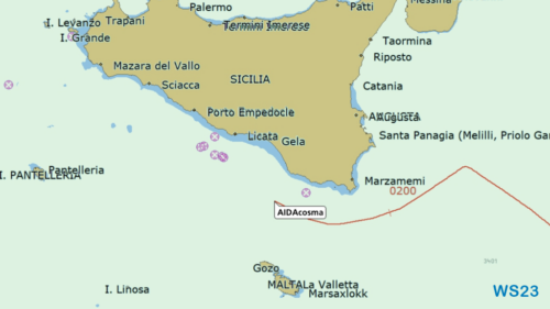 Mittelmeer 23.05.02 Von Arabien durch den Suezkanal zu Mittelmeerinseln AIDAcosma 001 Mittelmeer 23.05.02 Von Arabien durch den Suezkanal zu Mittelmeerinseln AIDAcosma 001