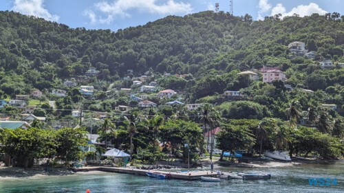 Bequia Kingstown 24.11.29 Zu Fuß mit Taxi Fähre Boot Bus zu karibischen Stränden AIDAperla 006