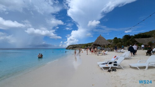 Cas Abao Beach Willemstad 24.11.24 Zu Fuß mit Taxi Fähre Boot Bus zu karibischen Stränden AIDAperla 012