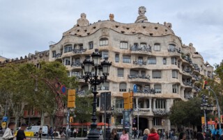 Casa Milà Barcelona 24.09.20 Geburtstage und Krimis virtuell und live im Mittelmeer AIDAcosma 014