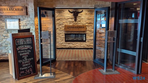 Churrascaria Steakhouse Civitavecchia 24.09.17 Geburtstage und Krimis virtuell und live im Mittelmeer AIDAcosma 018