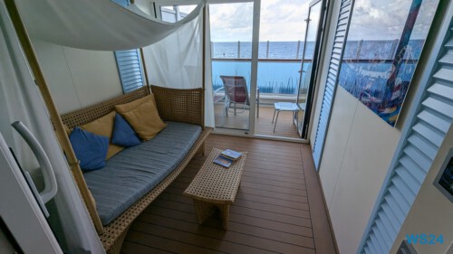 Junior Suite Karibik 24.11.26 Zu Fuß mit Taxi Fähre Boot Bus zu karibischen Stränden AIDAperla 007